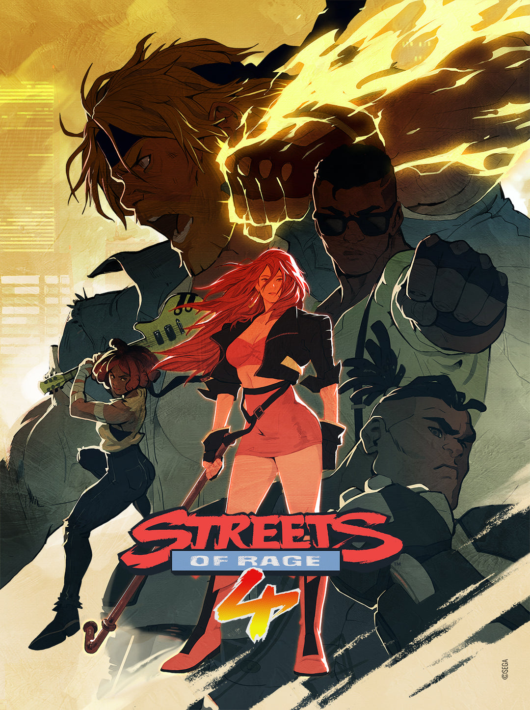 Streets of Rage 4 Poster