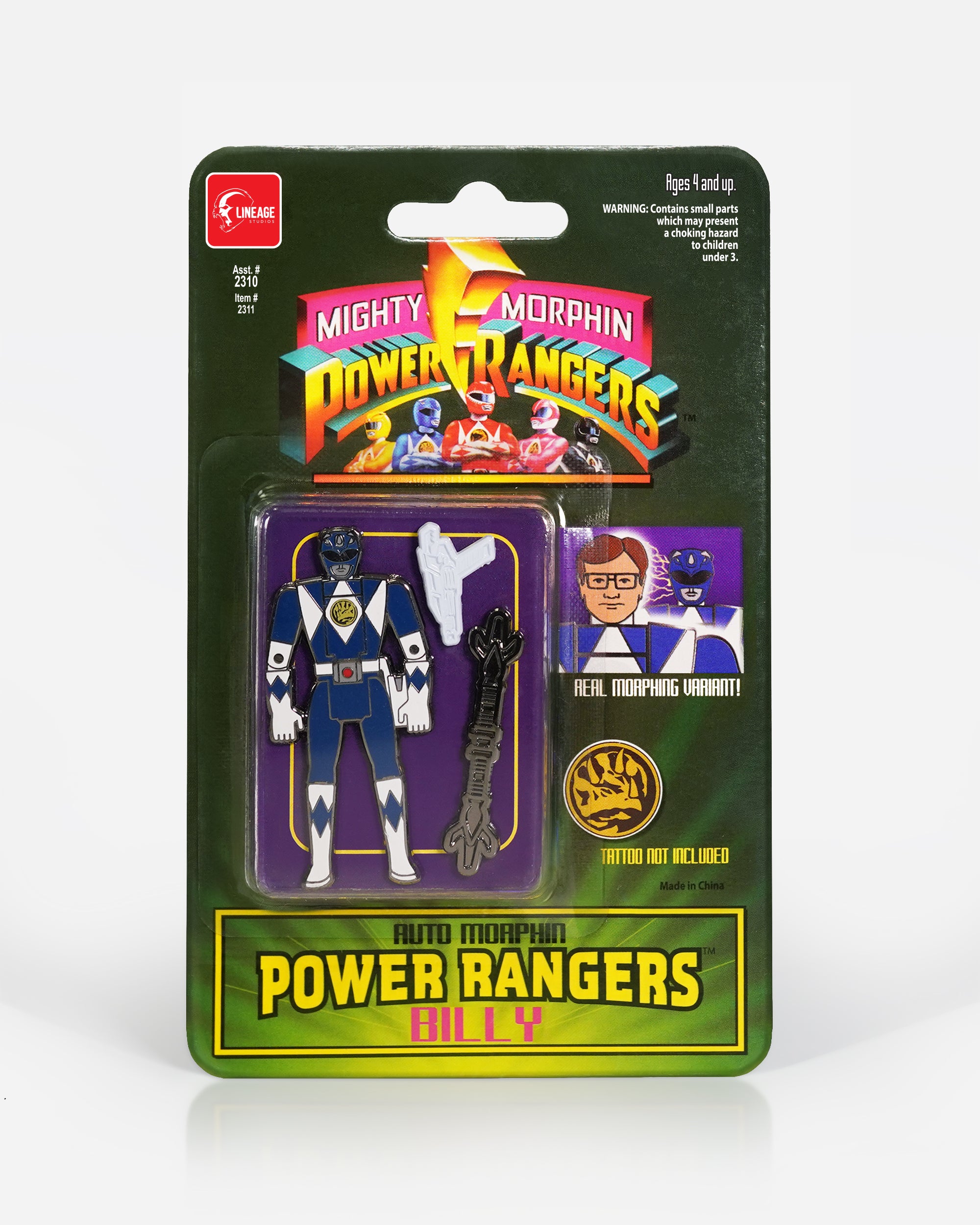 Auto Morphin Billy Pin Set – Lineage Studios