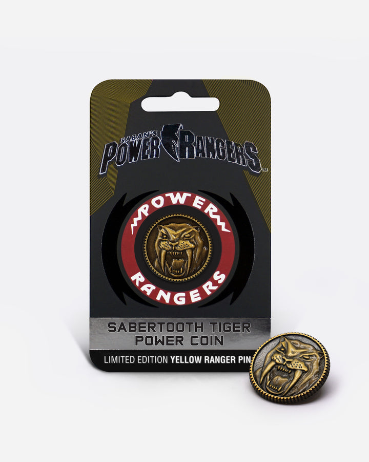 Sabertooth Tiger Power Coin Pin