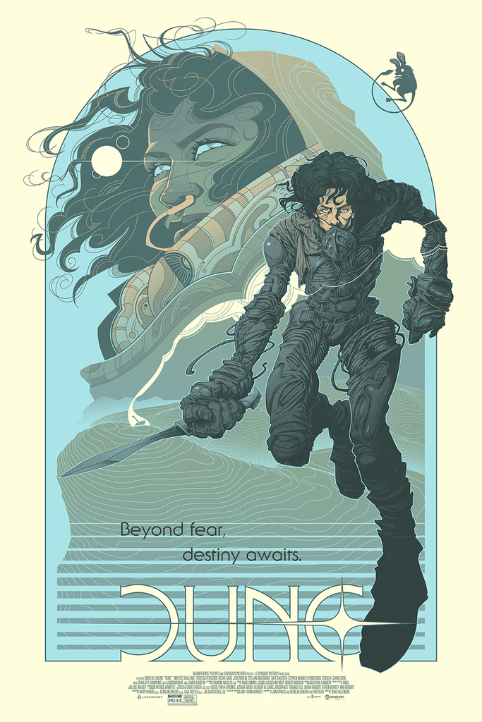 Dune Gabz Arrakis Variant Movie Film Poster Screen Print Art 24x36 sold #8 BNG Mondo