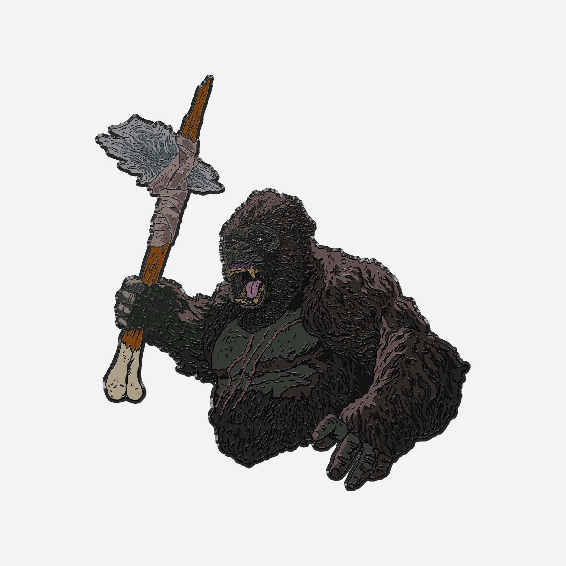 Kong Luxury Enamel Pin – Lineage Studios