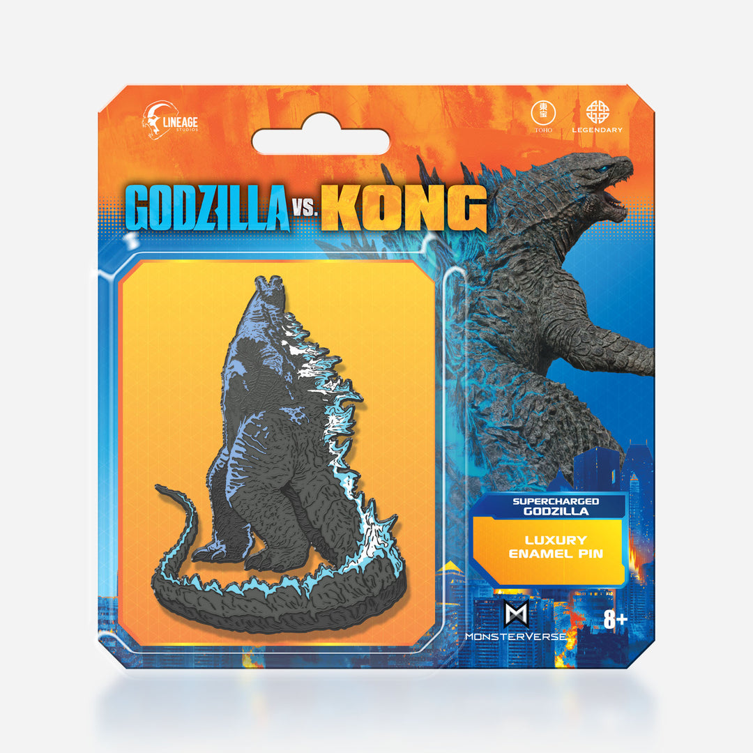 Supercharged Godzilla Premium Figure Pin