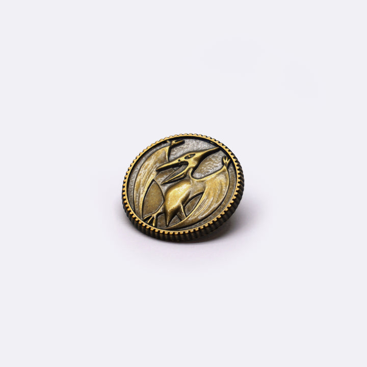 Pterodactyl Power Coin Pin