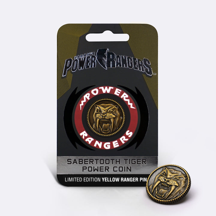 Sabertooth Tiger Power Coin Pin