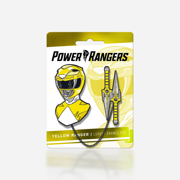 Yellow Ranger Luxury Enamel Pin Set