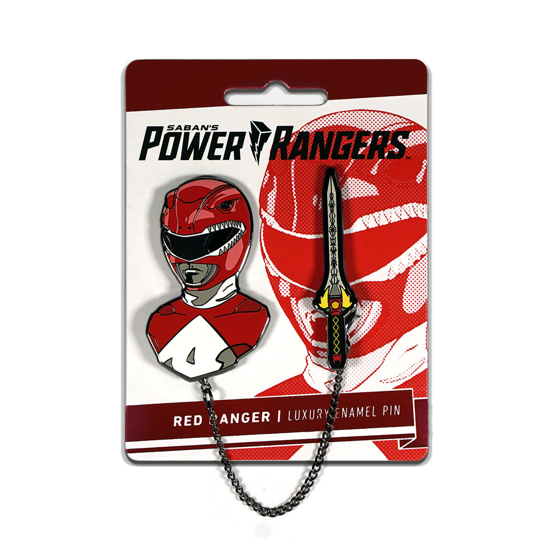Red Ranger Luxury Enamel Pin Set