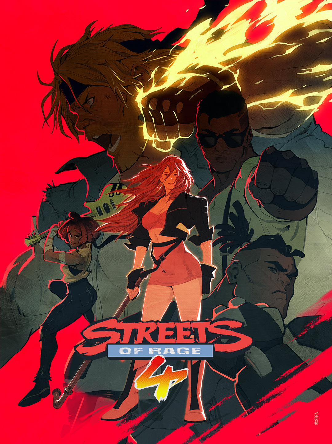 Streets of Rage 4 Poster Variant